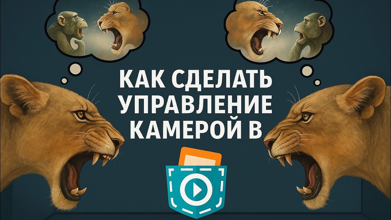 Как сделать управление кнопками с камерой в Покет код