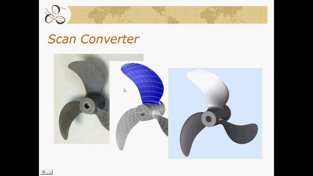 Scan Converter for Propeller Feature Extraction