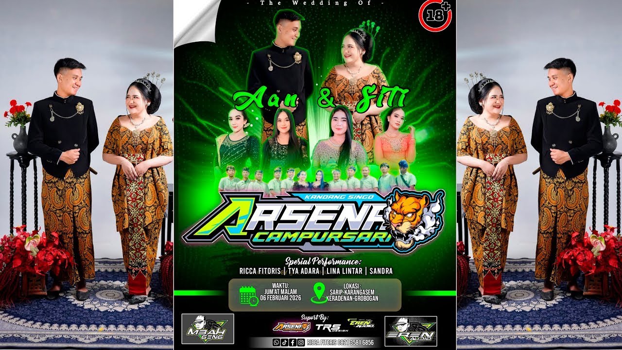 🔴LIVE ARSENA CAMPUSARI // WEDDING // SITI & A