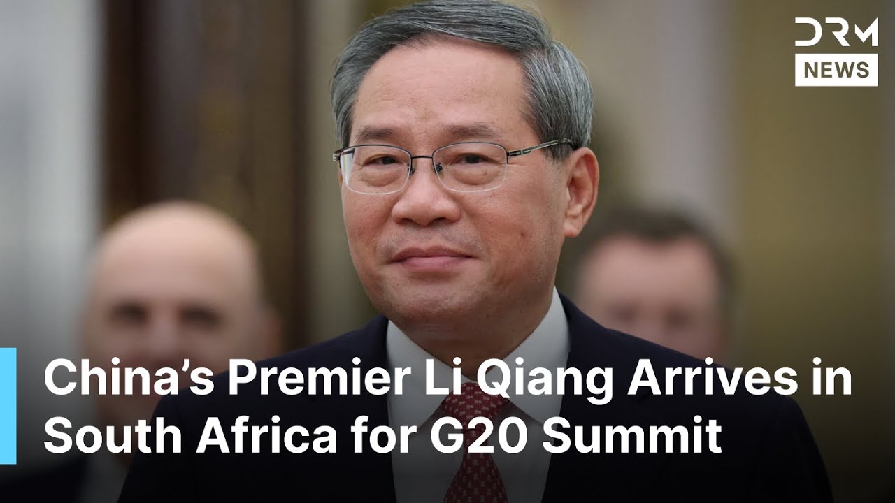 BREAKING NEWS: Chinese Premier Li Qiang Arrives in South Africa for G20 Summit Without US | AC1G