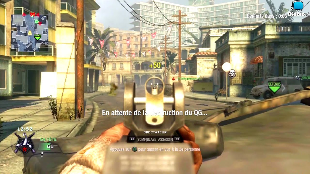 Vidéo commentée sur Black Ops au L96 en mode QG - Une de mes rare bonne partie au sniper ! [HD]