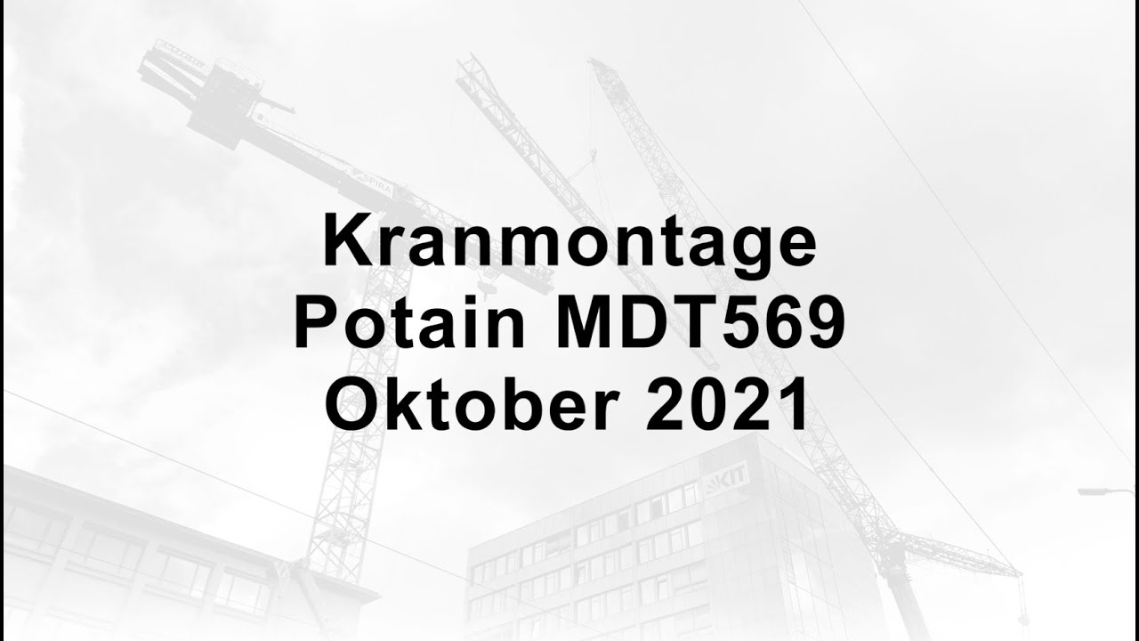 Montage Potain MDT569