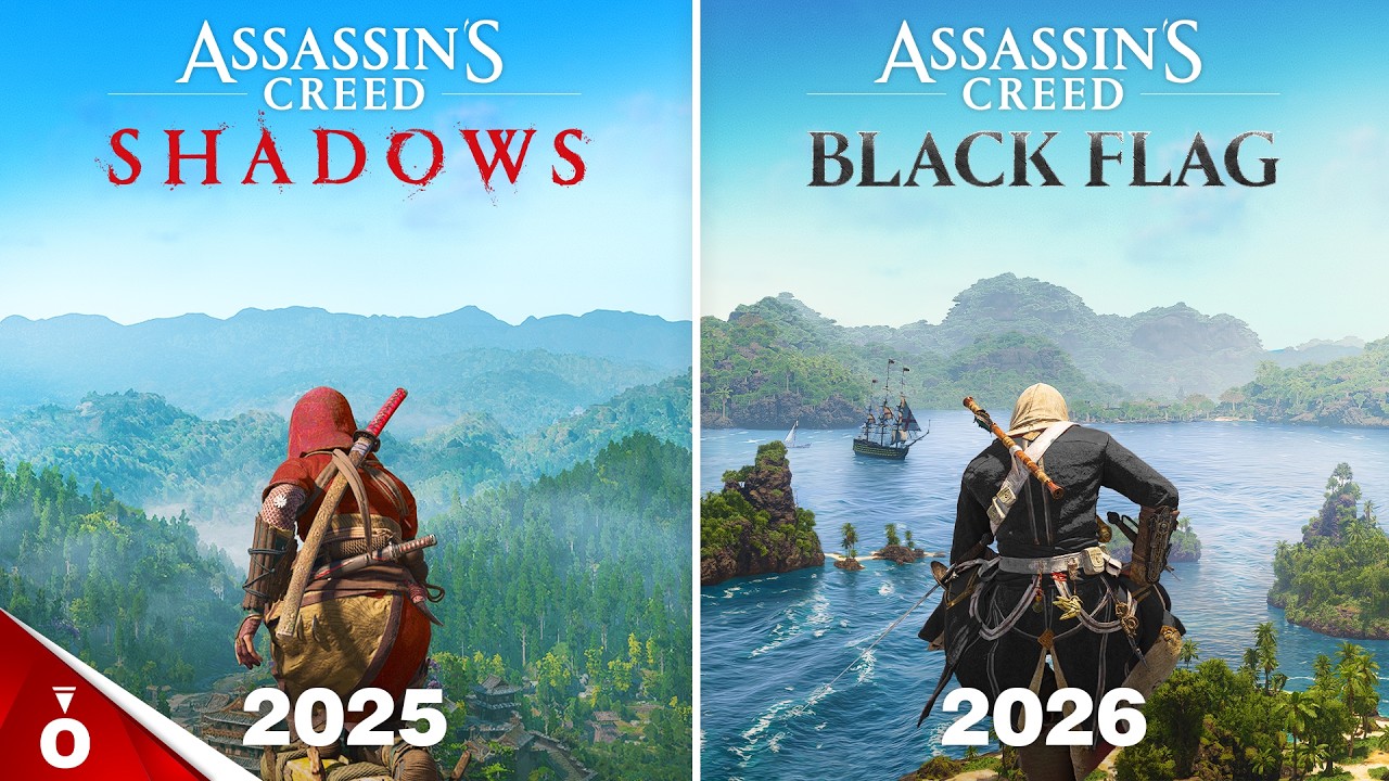 Obsessive Comparison: AC Shadows vs AC Black Flag Resynced
