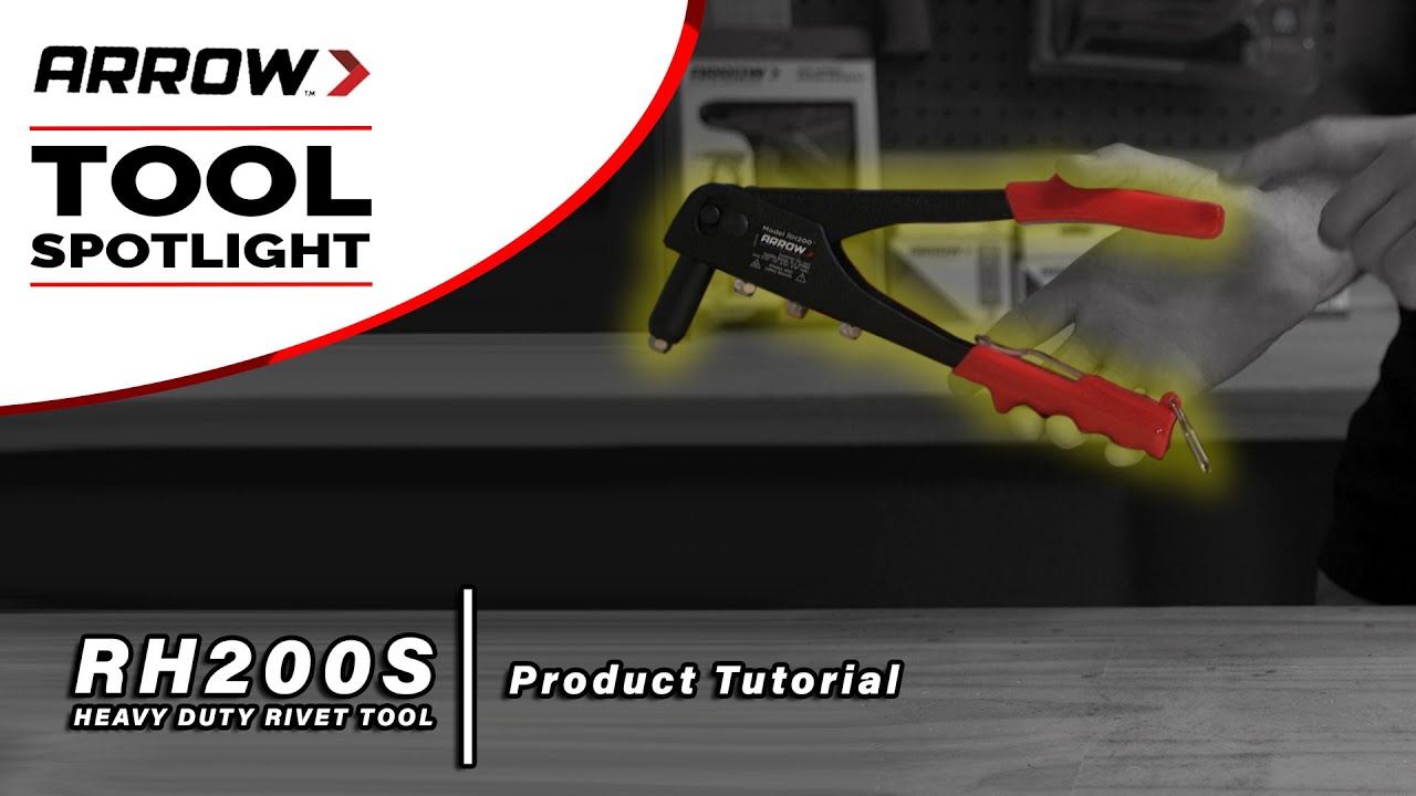 Product Tutorial - Arrow's RH200S Heavy Duty Rivet Tool