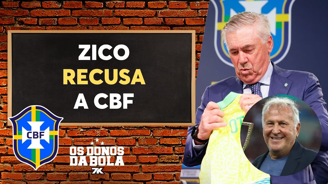 Zico recusou convite para trabalhar com Ancelotti na Sele&ccedil;&atilde;o, diz Neto