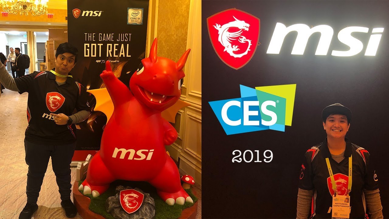 JCOPPY - MSI&rsquo;s exhibition at CES 2019 U.S.A