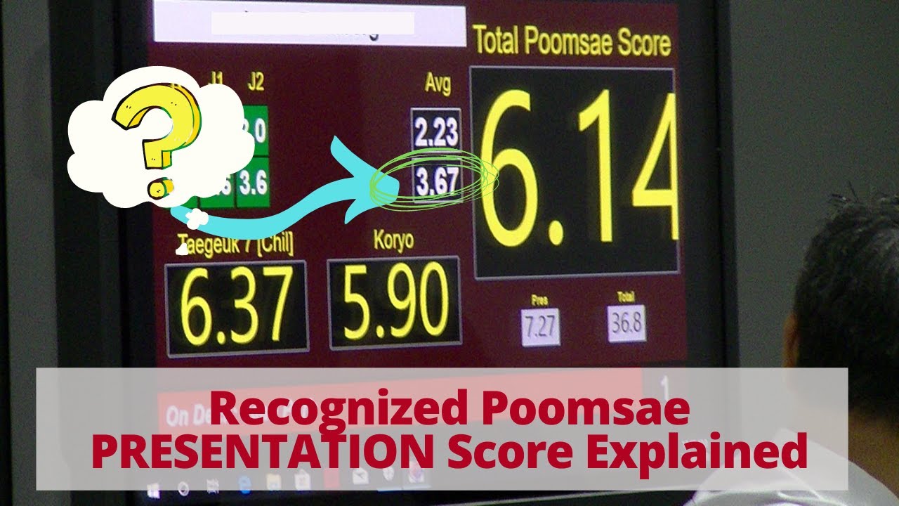 Presentation Score in Recognized/Traditional Poomsae | Poomsae with Master AJ