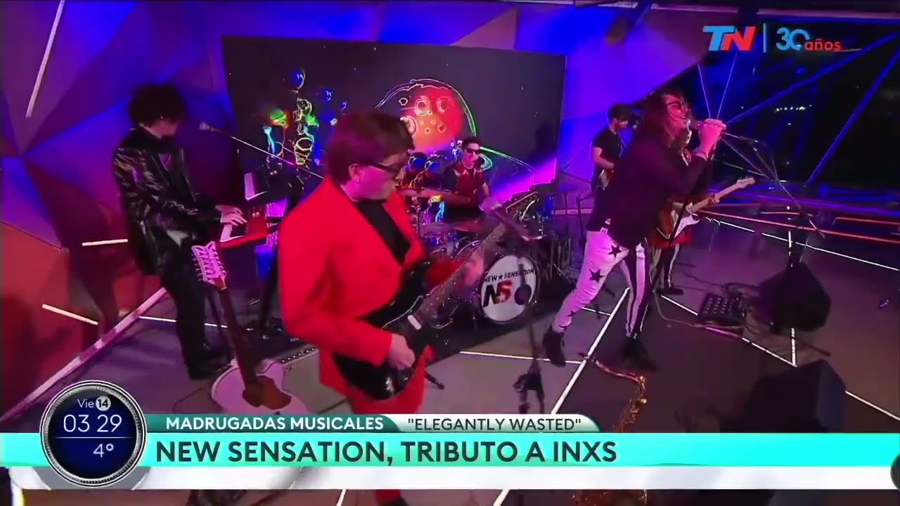 New Sensation Tributo a INXS en Re Despiertos - TN Argentina - Parte 2