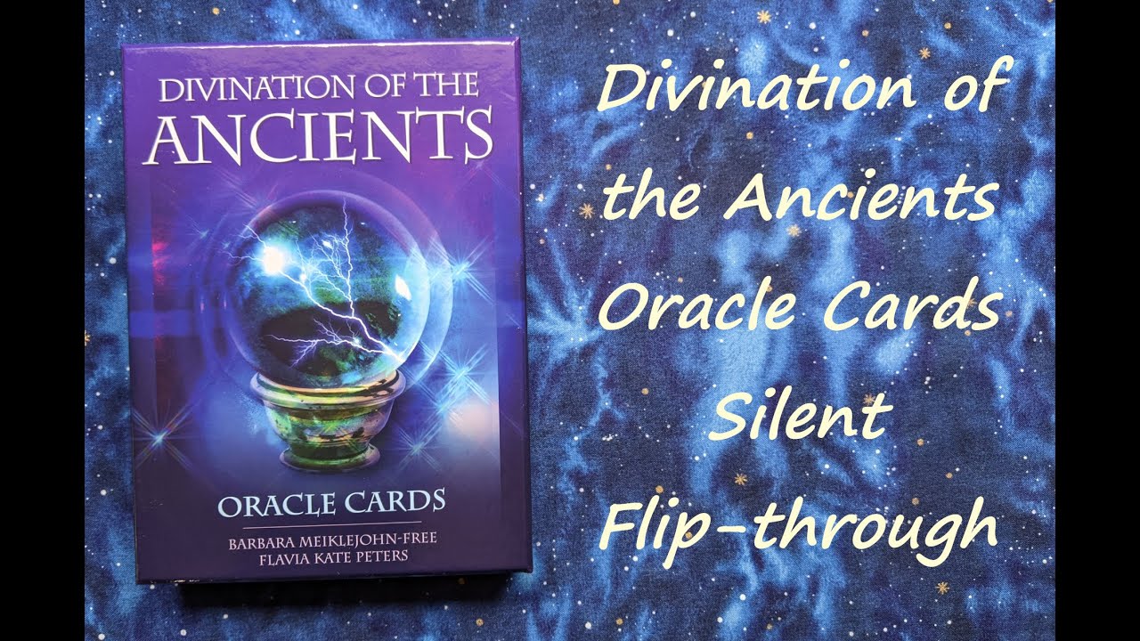 Divination of the Ancients Oracle Cards - Silent Flip-through
