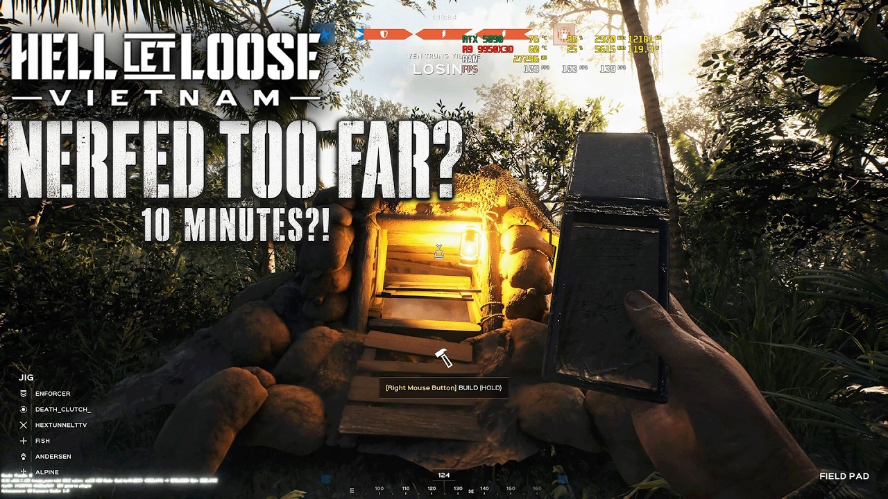 Hell Let Loose Vietnam &mdash; перестарались ли они с нерфом тоннелей NVA?
