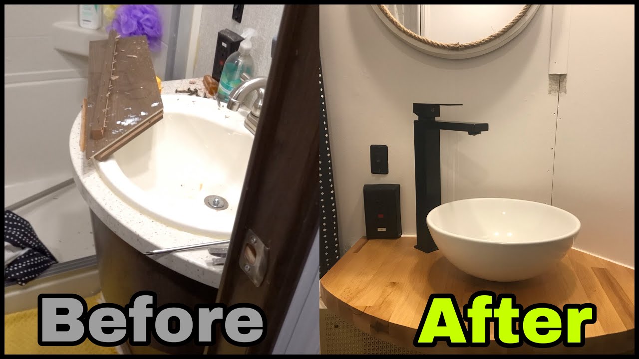 We Destroyed Our New RV Bathroom - Cheap Upgrades You Can Do To Your Fifth Wheel!!!