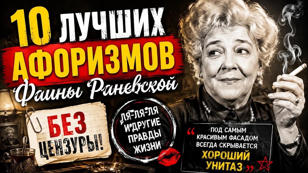 Фаина Раневская. Афоризмы, которые боялись печатать. 