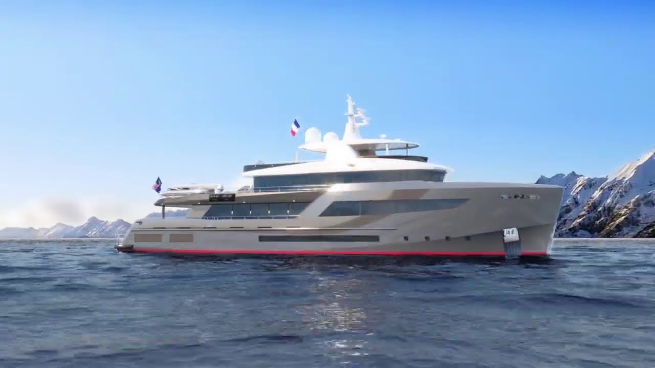 New project of  Bering Yachts - 45 meter Super Yacht