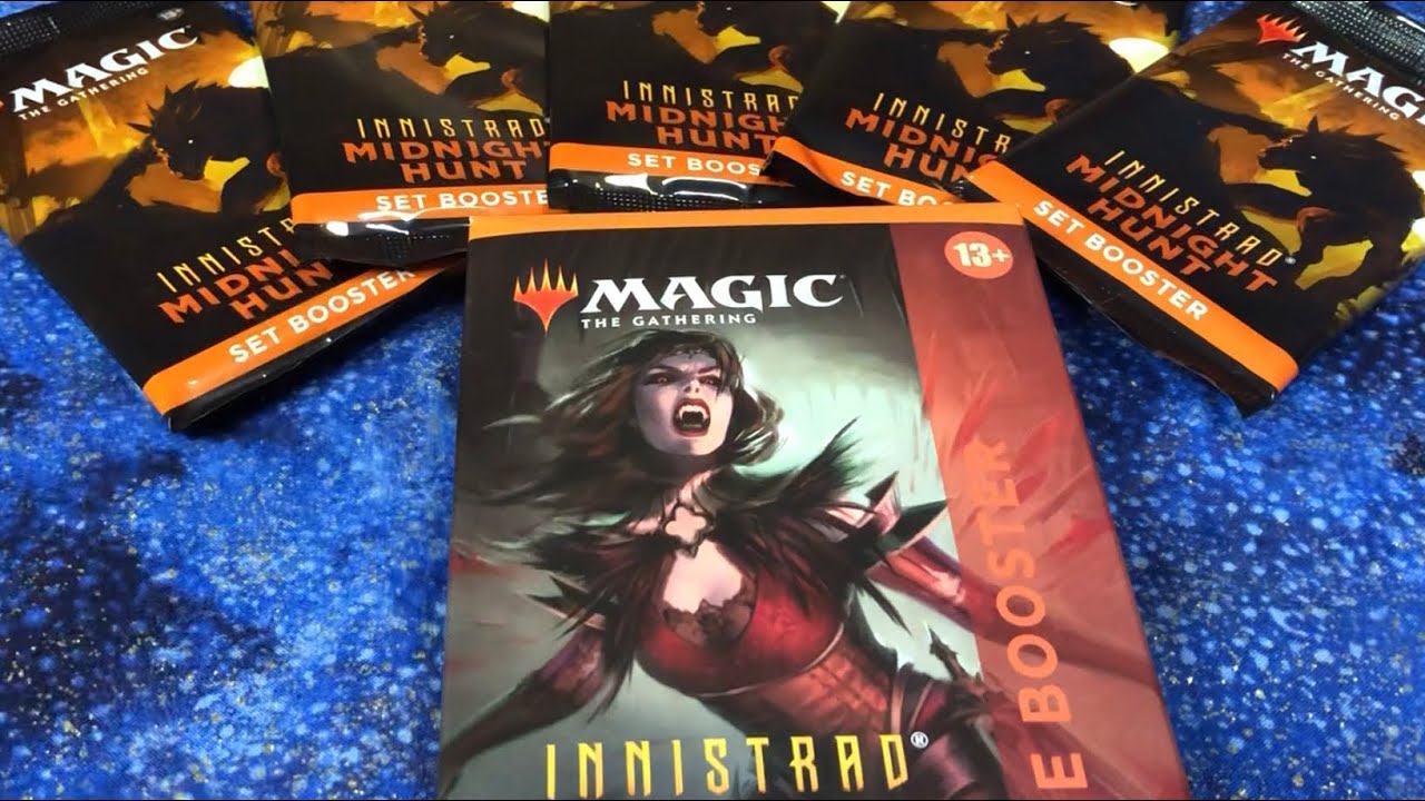 ASMR Innistrad Midnight Hunt Magic Pack Opening: Set & Theme Boosters