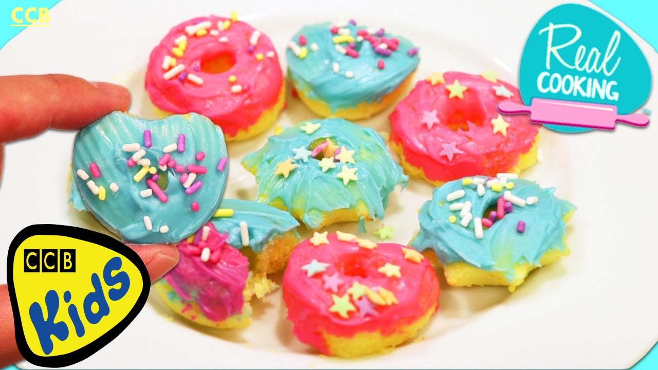 Real Cooking MINI DONUTS Baking Set | Fun & Easy Baking Made with Real Fresh Ingredients! | CCB