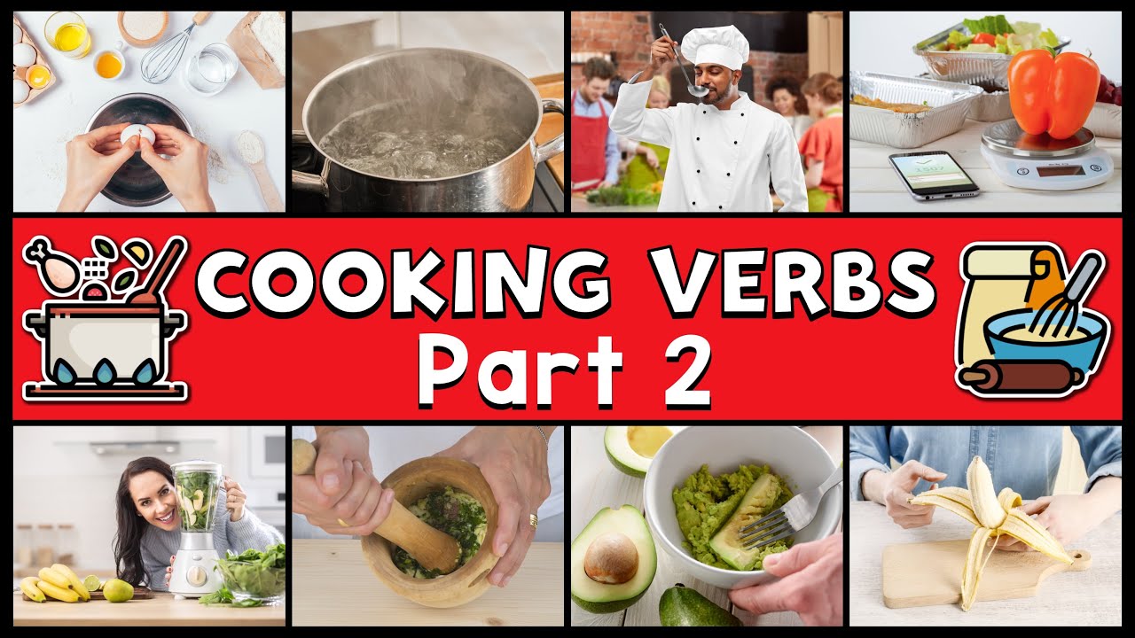 PASO 30 - INTERMEDIOS: VERBOS EN INGLÉS PARA COCINAR - PARTE 2 | COOKING VERBS