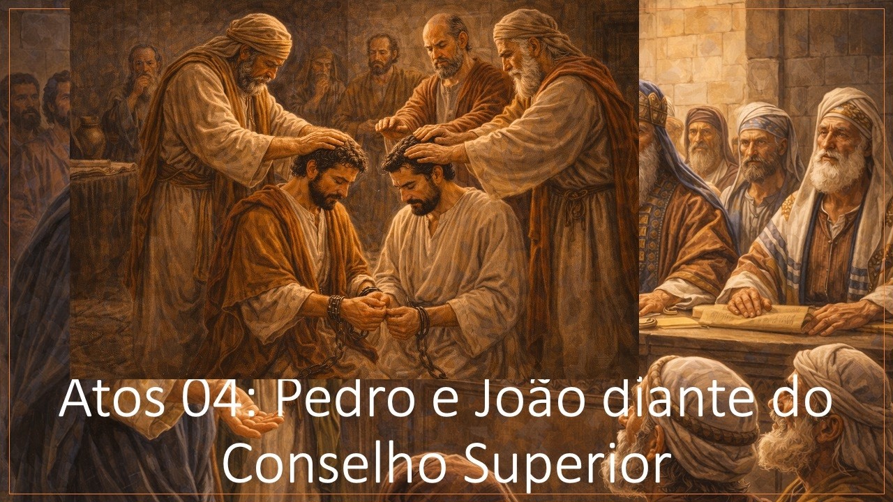Atos 04: Pedro e João diante do Conselho Superior; A oração dos seguidores de Jesus