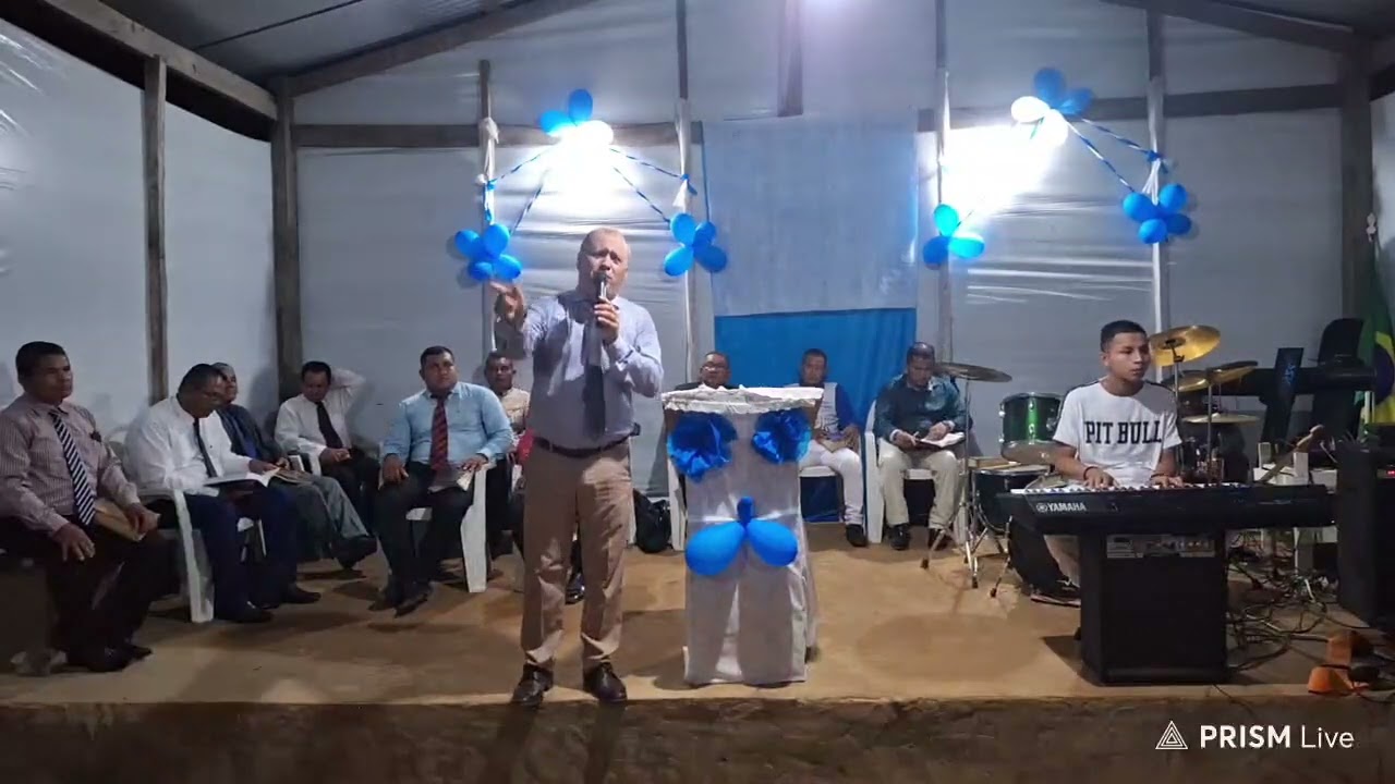 Culto de Missões na Aldeia Kubahi em 13 de Abril de 2024, parte 02.