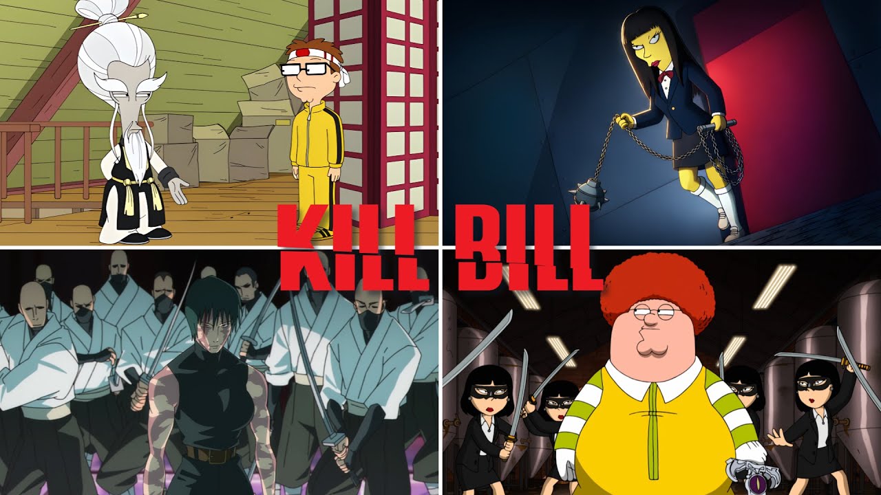 🩸🔪Referencias a KILL BILL en el CINE y la TV (Bonus: Bruce Lee)