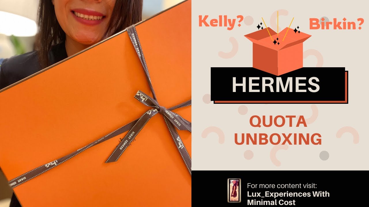 2. Unboxing Incredible Hermes Quota Bag