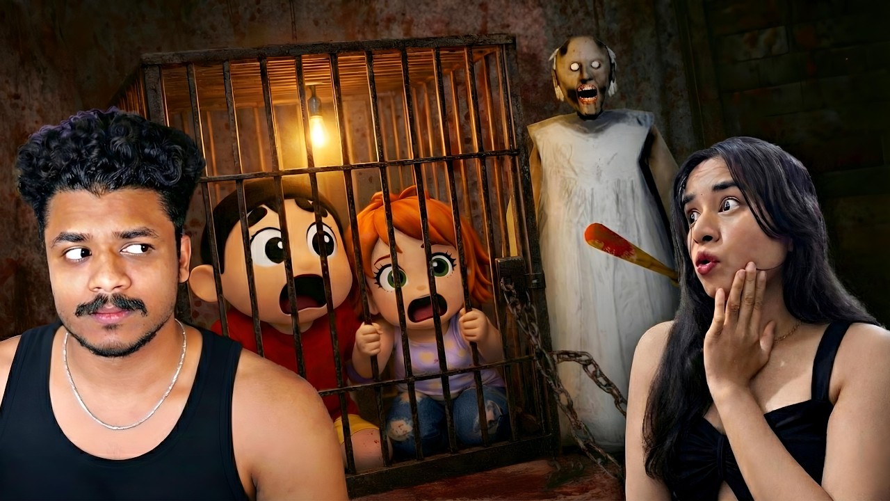 Can we escape GRANNY'S Prison in Scary Obby ROBLOX 😱