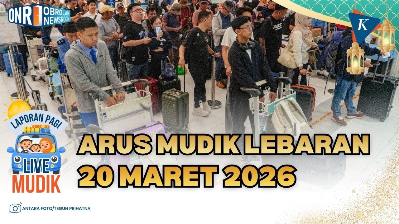 🔴 Situasi Arus Mudik Lebaran 2026, 20 Maret [LIVE PAGI]
