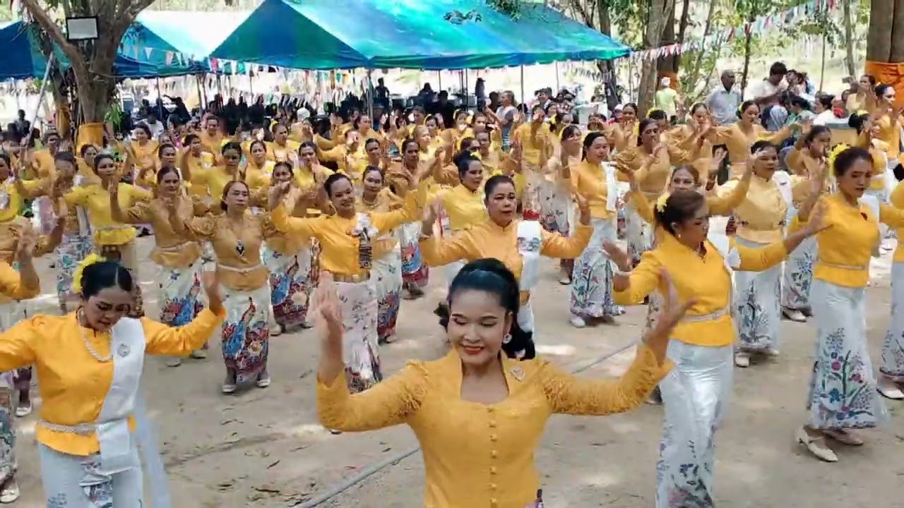 นางรำสายบุญ ผ้าป่าสวนธรรมโพธิ์หินใหญ่