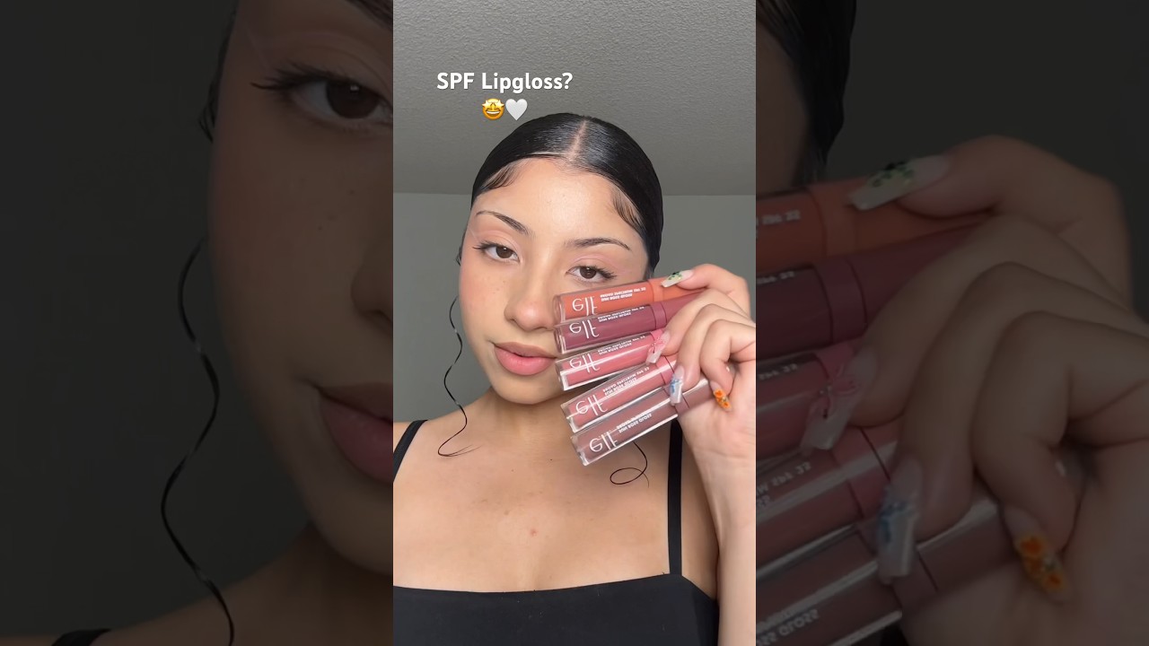E.l.f Sun Boss Gloss🤩🤍 Shade: &lsquo;Blush much?&rsquo; #makeup#lips#lipgloss