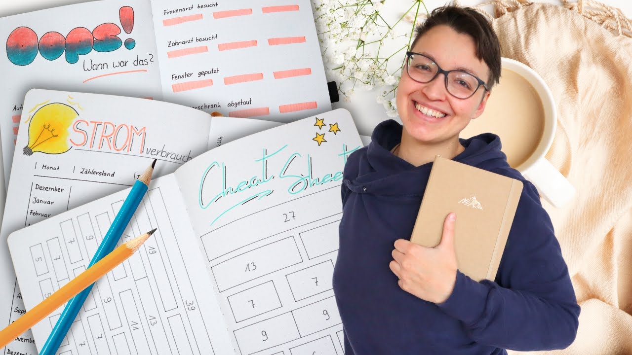 Ich zeige euch ALLE SEITEN in meinem BULLET JOURNAL für 2024 📖 einfaches JAHRESSETUP