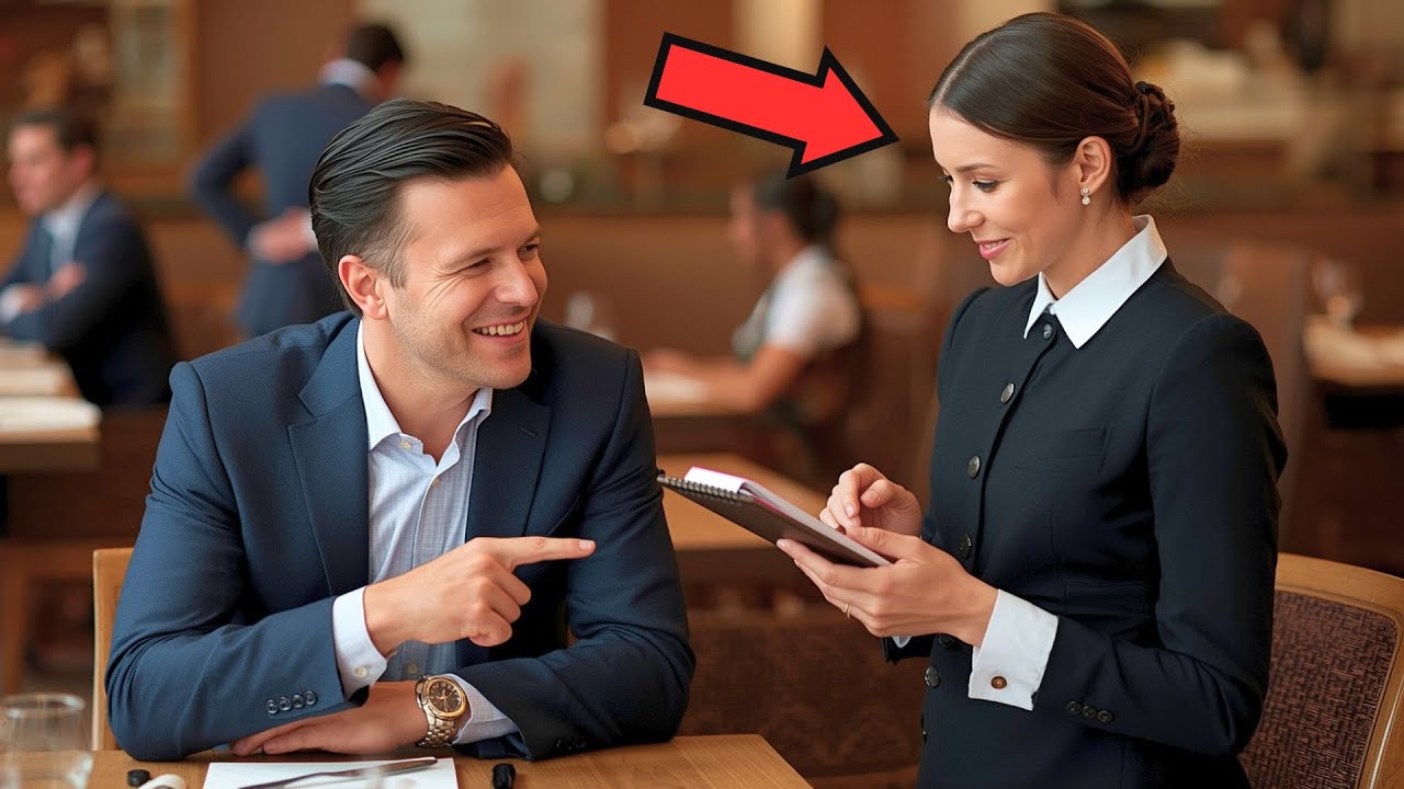 «JE TE DONNE MON SALAIRE SI TU TRADUIS ÇA », RIT LE PDG MILLIONNAIRE… MAIS LA SERVEUSE SURPREND TOUS