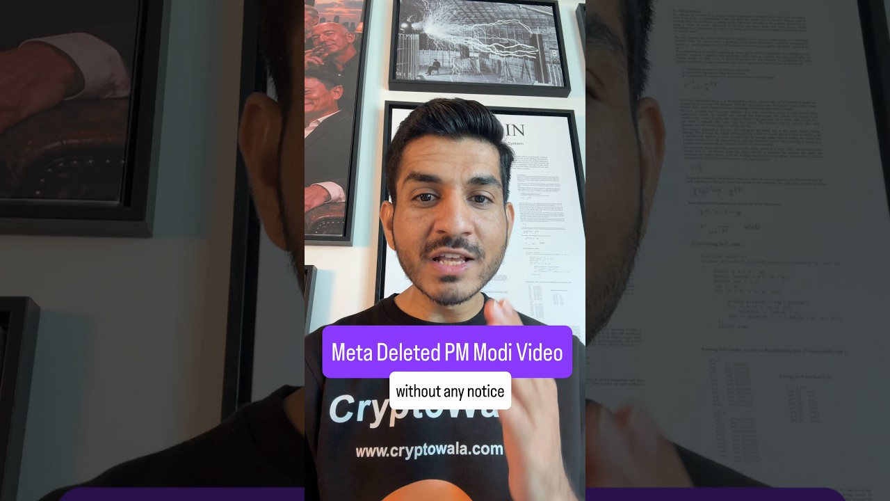 Meta Deleted PM Modi Video