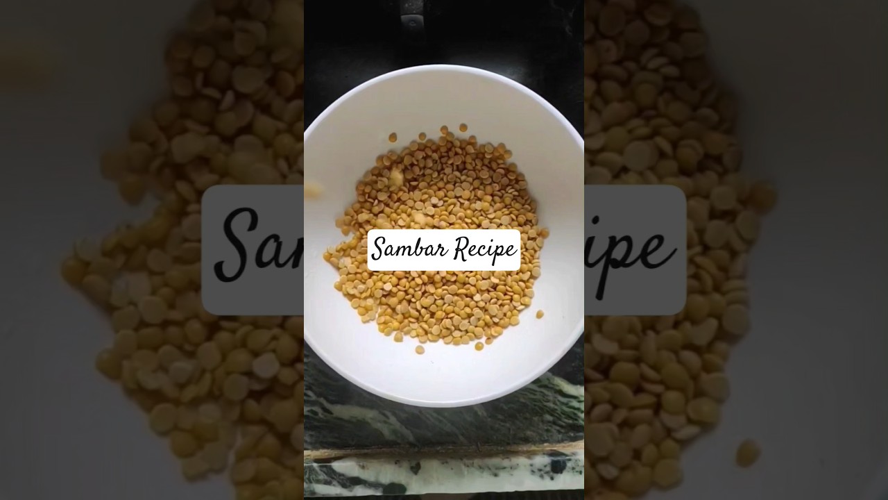 Quick and easy sambar recipe 