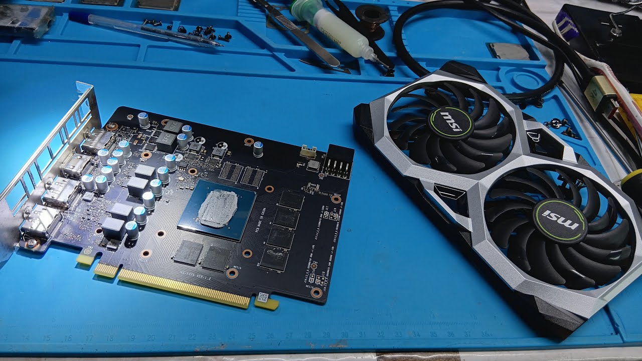 MSI Ventus GTX1660 Super No Display Fix By KITSOL 💯🔥❤️