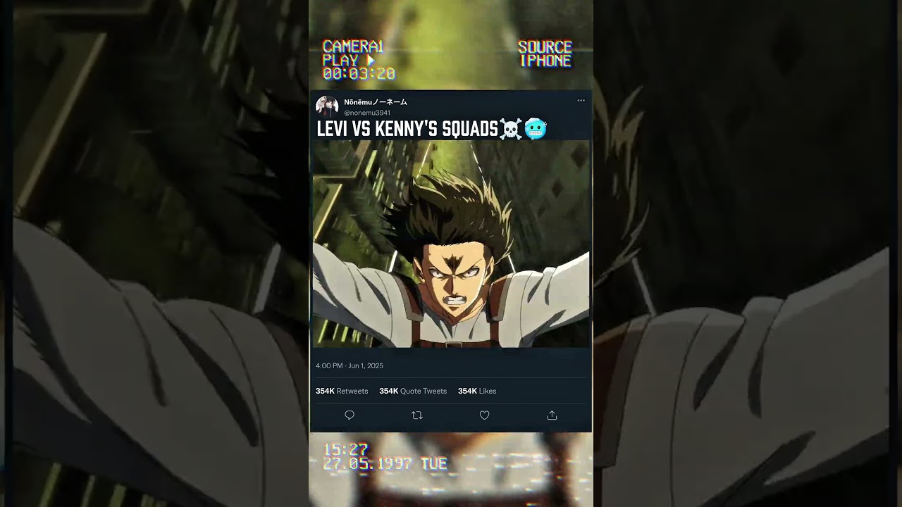 levi vs kenny's squads☠️🥶