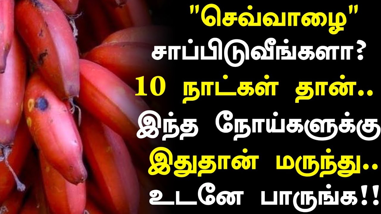 செவ்வாழை சாப்பிட்டால் நடக்கும் அதிசயம்! | Red Banana Health Benefits in Tamil| Health Tips in Tamil 