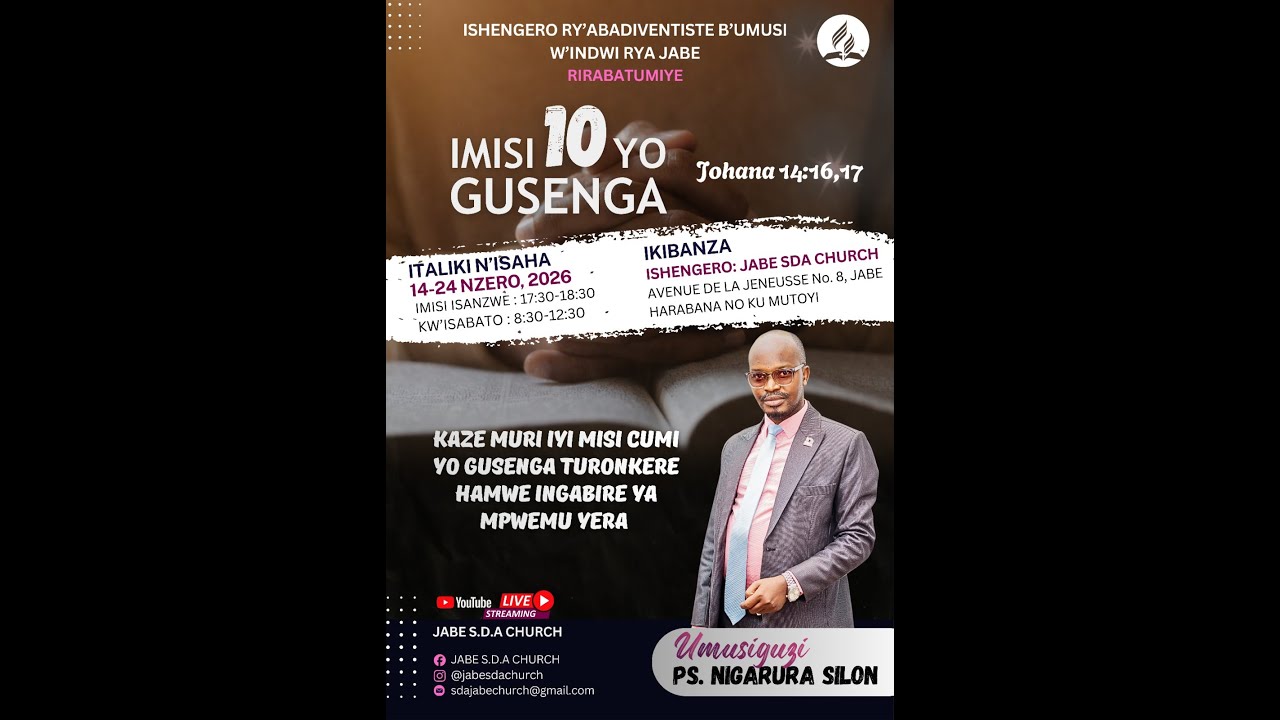 #LIVE : IMISI 10 YO GUSENGA || KURWANA INTAMBARA NZIZA NO KUZIGAMA UKWIZERA || PS NIGARURA SILON