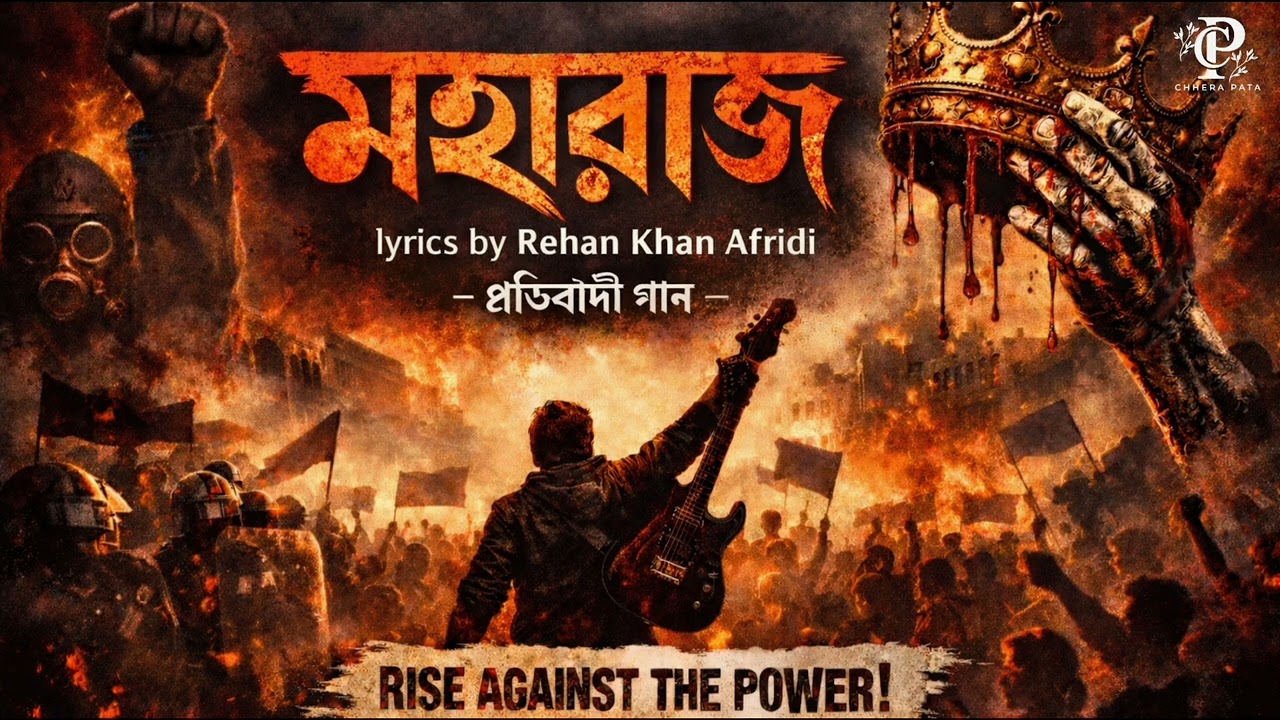 মহারাজ। Bengali rock song | Power vs people | original rock