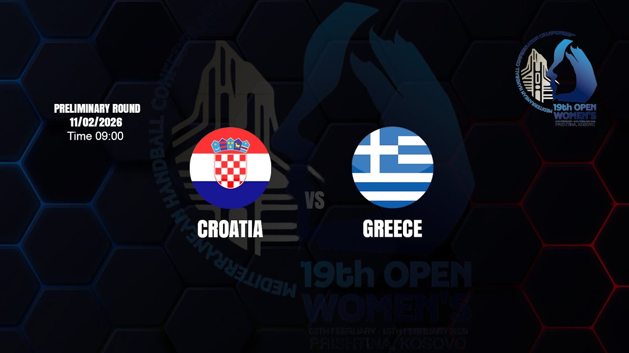 CROATIA vs GREECE - MHC WOMEN’S CHAMPIONSHIP 'PRELIMINARY ROUND'