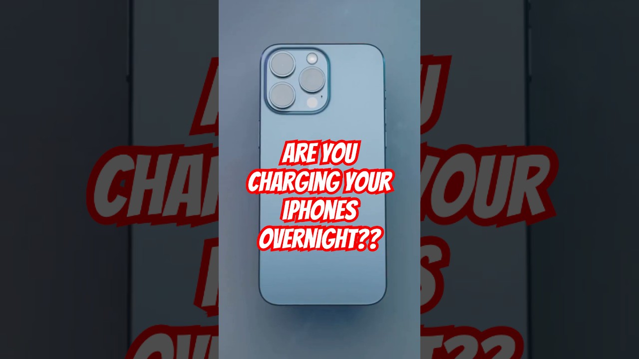 “Charging Your iPhone Overnight is bad? Myth Busted!” 