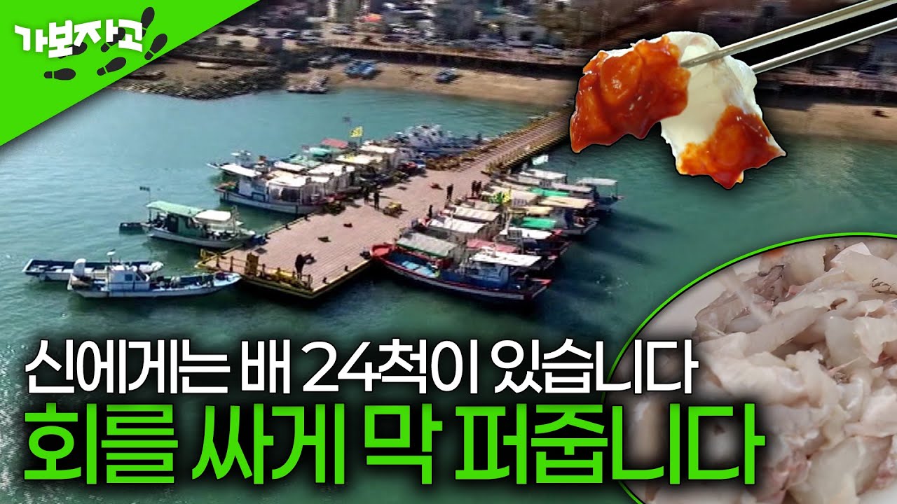 대한민국에서 회를 가장 싸게 구할 수 있는 곳&hellip;삼길포 선상 포구 횟집 [가보자고]