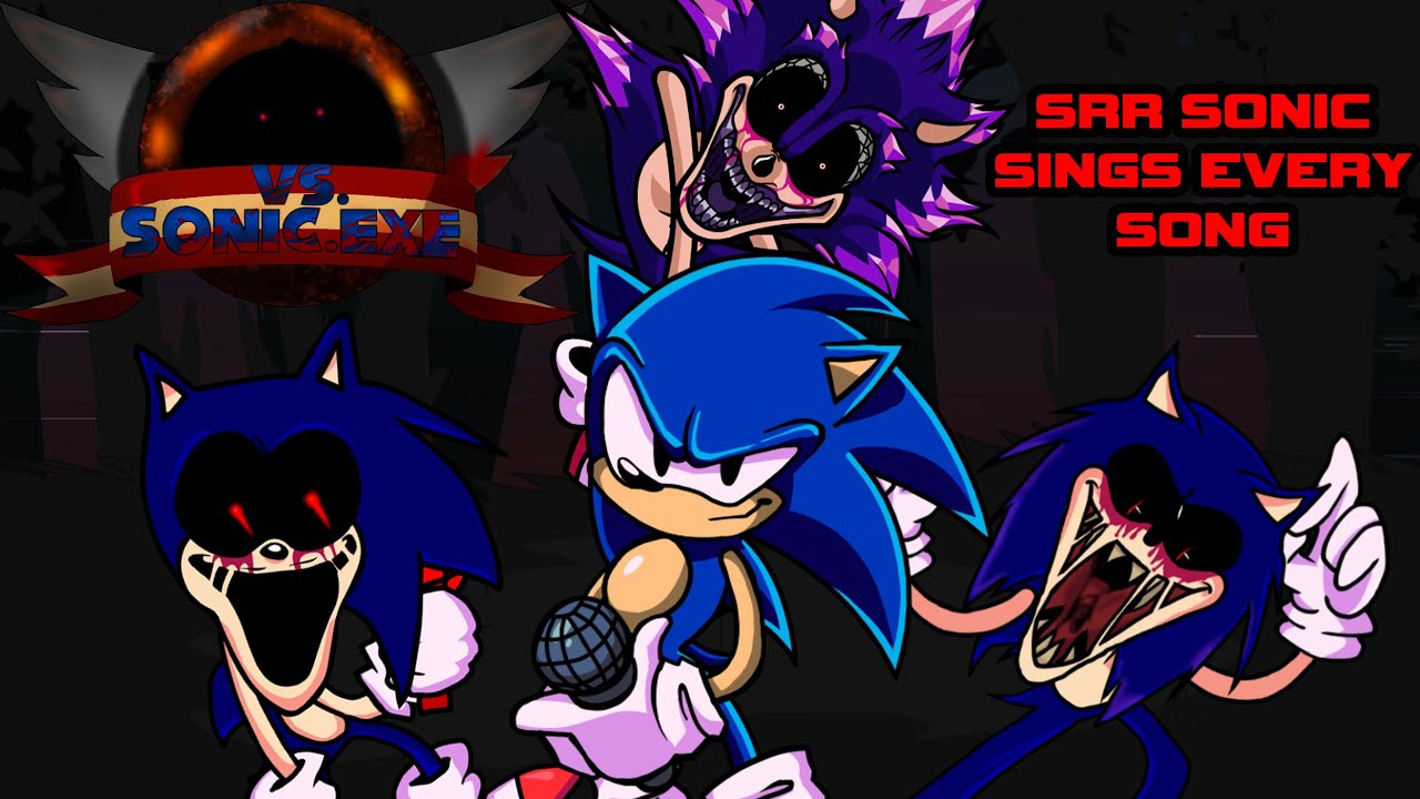 SRR Sonic sings EVERY Sonic.EXE song (Part 1) - Friday Night Funkin