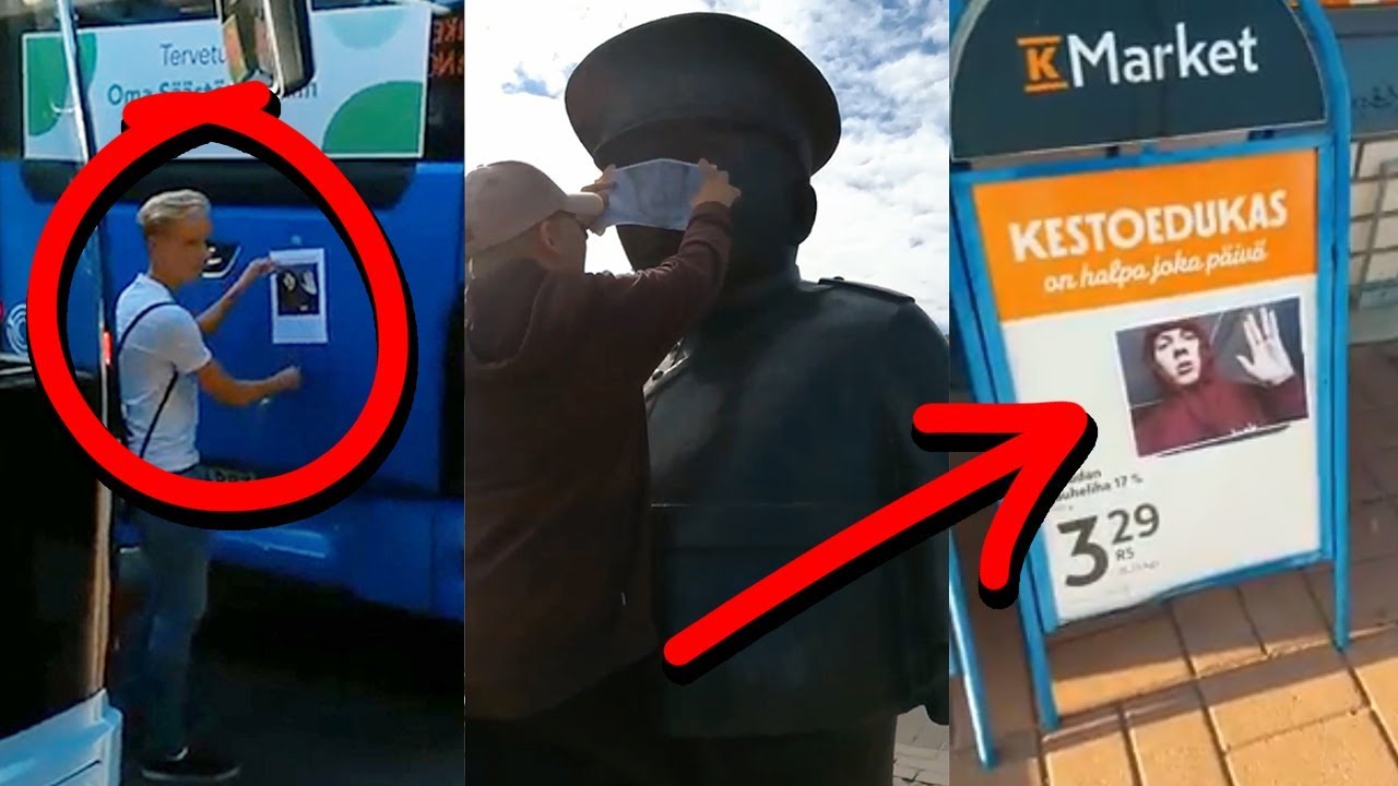 Seuraajat kiinnittää kuvia julkisille paikoille! (VKKV #3)