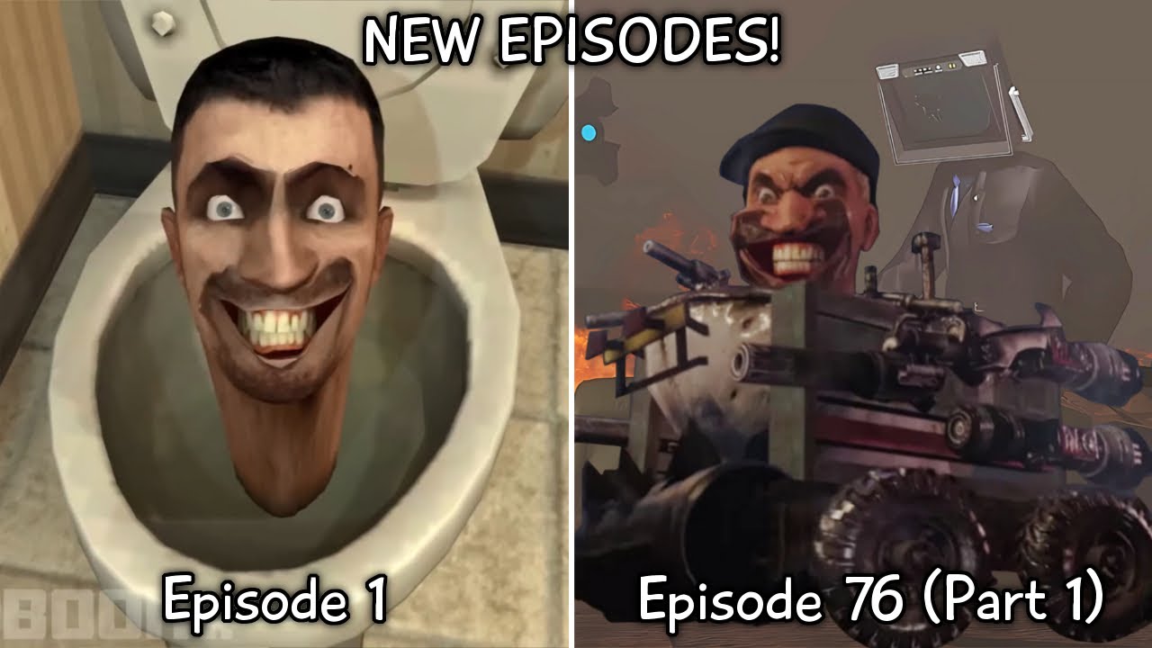 Skibidi Toilet 1 - 76 Part 1 All Episodes (60 FPS REMASTERED) Strider Skibidi Toilet 🚽 (Episode 80?)
