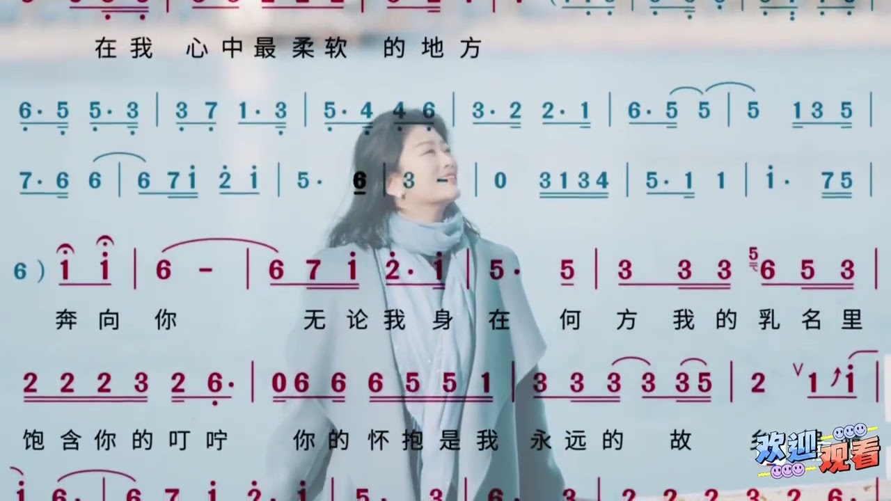 歌曲伴奏《你在我心上》王一鳳版