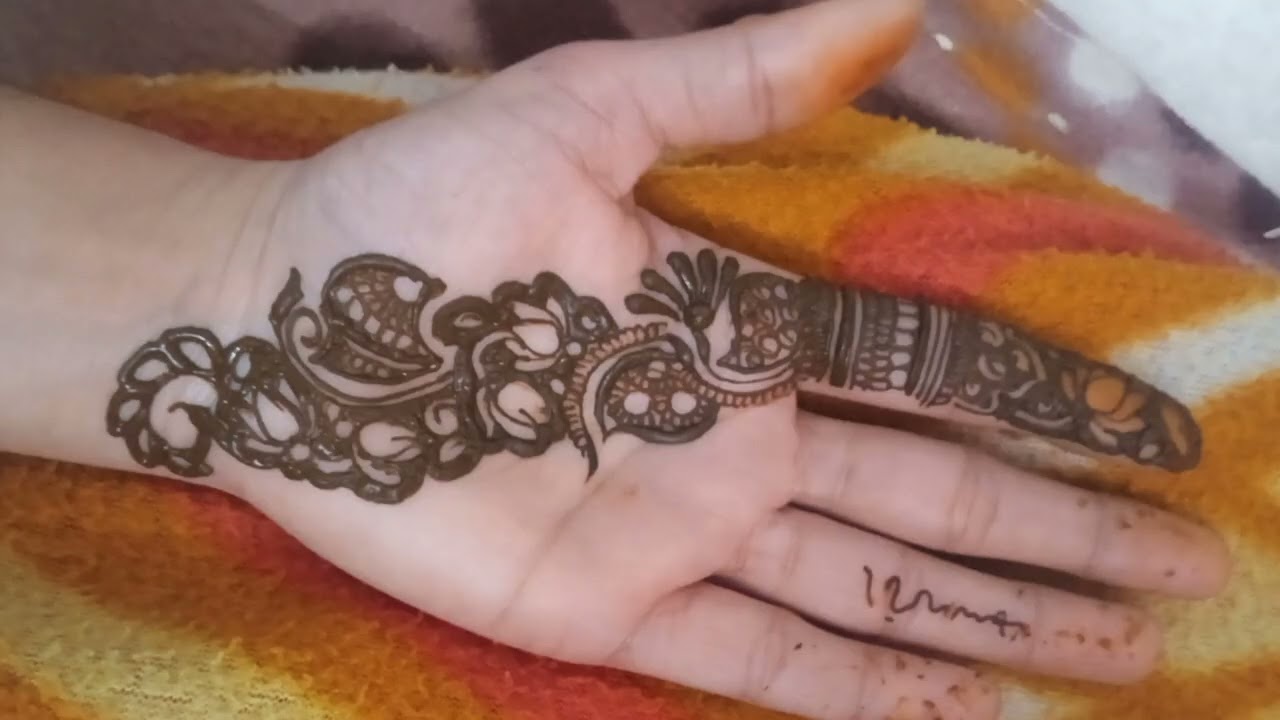 Arabic mehndi design  