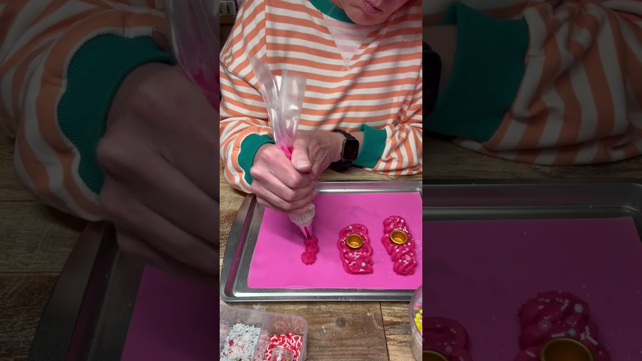 Candle Holders with Fake Icing