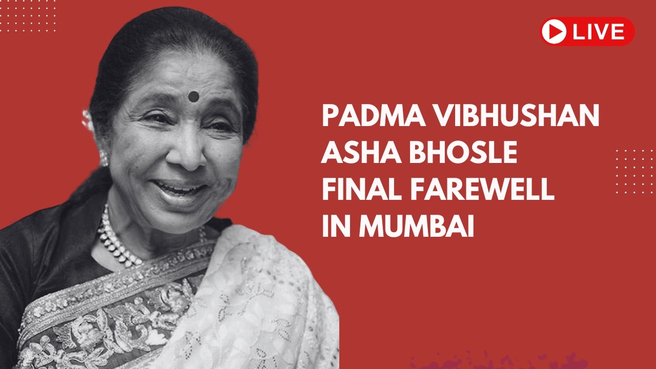 Tribute to Asha Bhosle, Padma Vibhushan awardee, at Mumbai residence