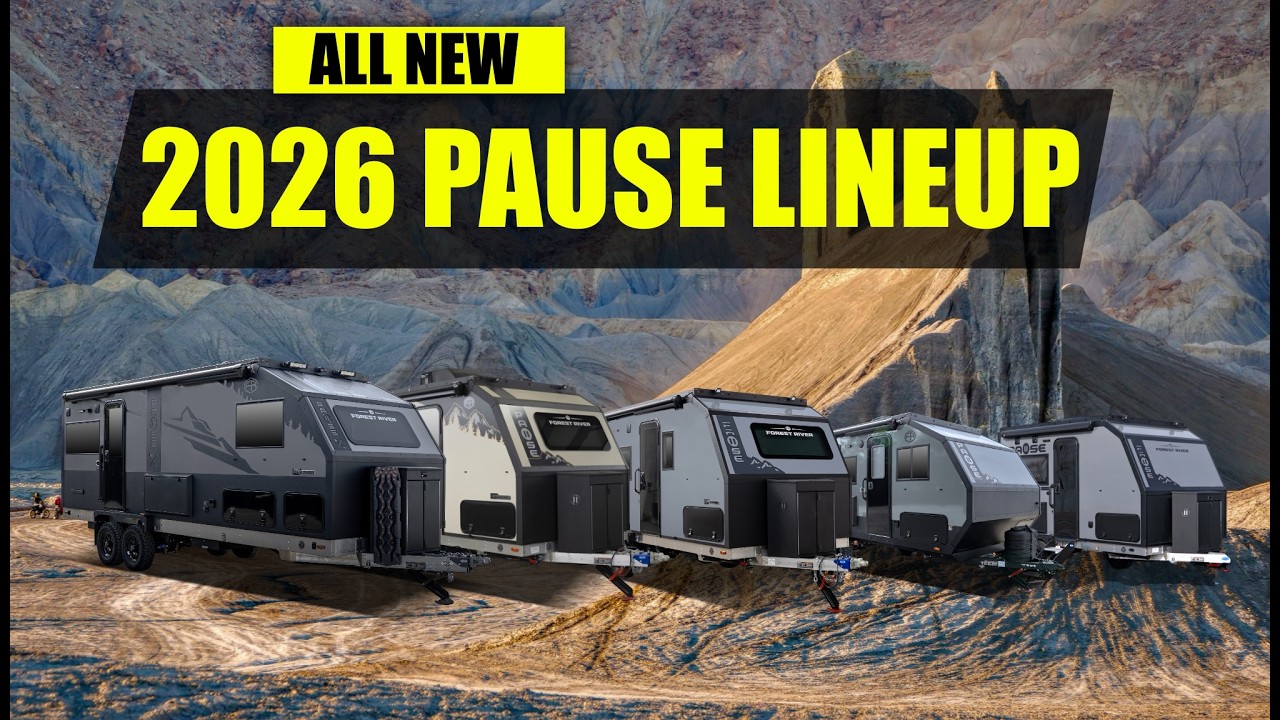 Watch Before you Buy! Full 2026 Pause Lineup of Off-road Off-grid Trailers MADE IN USA