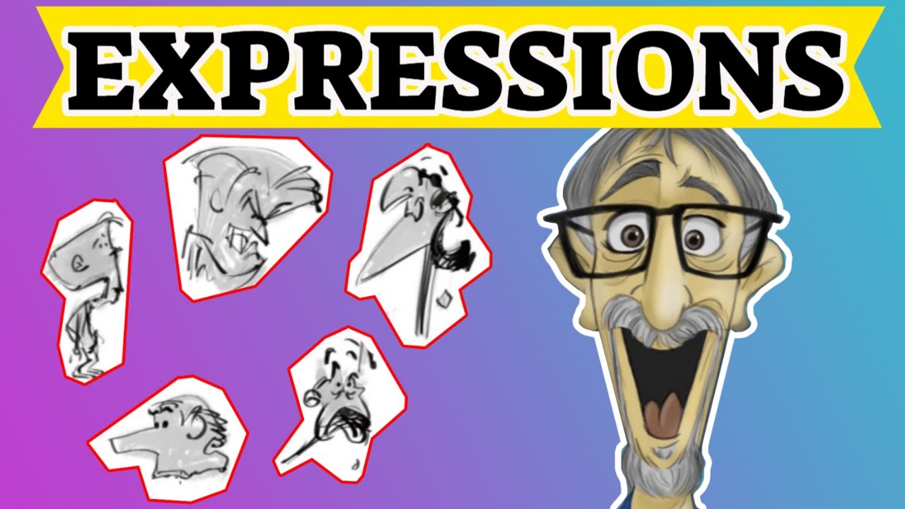 Learn How to DRAW Expressions // CHARACTER Design for ANIMATION - Tutorial for Beginners - 2021