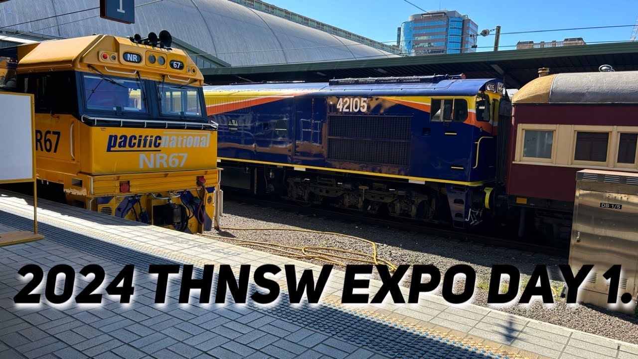 South-West-Sydney-transport-Vlogs No.68: THNSW Expo day 1 trains.